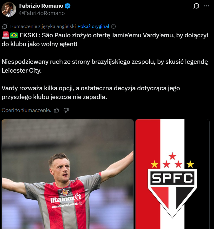 HIT! Ten klub ZŁOŻYŁ OFERTĘ Vardy'emu!
